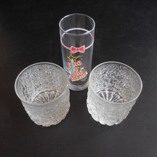 3 verres eau alcool jus fruit