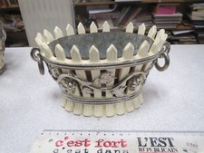 CA217 JARDINIERE CACHE POT FAIENCE PORCELAINE DE LANGEAIS CORBEILLE ANCIENNE