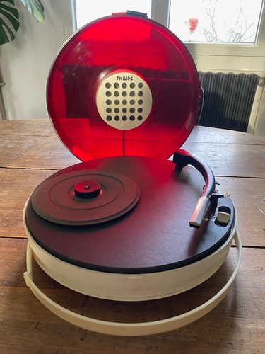 Tourne disque philips platine - disque,