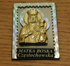 plaque LA VIERGE NOIRE POLOGNE