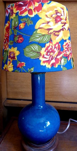 Pied lampe craquelé - pied, de