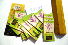 Etiquettes parfum anciennes lde Grasse en lot