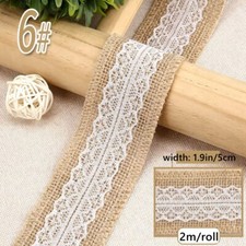 2m / Rouleau Dentelle Jute
