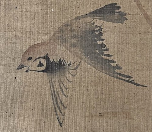 Tableau japonais oiseau - tableau,