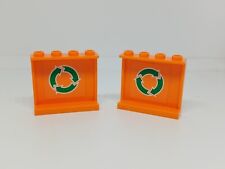 LEGO City : Panneau 1 x 4 x 3 Logo recyclage - Réf 4215bpb42 - Set 7991