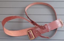 Ceinturon cuir XXL porte sabre Mle 1918 Baudrier Officier Français ORIGINAL SUP