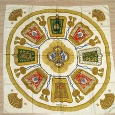 Grande écharpe HERMES en soie