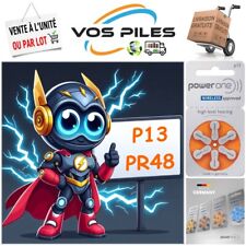 Piles Auditives : P13 ORANGE VARTA PR48 DA13 AC13 ZA13 13AE 13DS A13 PR13H R26+