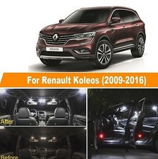 pack LED ampoules eclairage lumiere Blanc Xenon pour Renault Koleos 18pcs