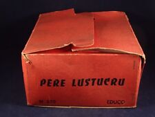 RARISSIME ancien jouet bois Le père LUSTUCRU mère chat EDUCO en boîte 1950