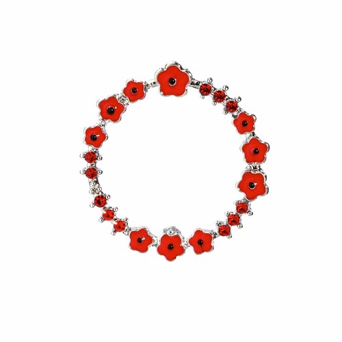 Broche guirlande coquelicot - ,