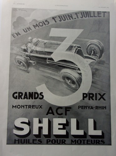 Publicite ancienne huile - ancienne,