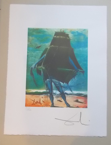 Lithographie salvador dali - , (