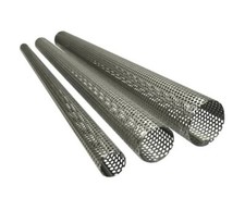 1PC TUBE PERFORÉ POUR SILENCIEUX / TUYAU D'ÉCHAPPEMENT DIAMÈTRE 25MM LONG: 400MM