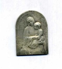 Médaille-Plaque JOURNÉE DES ORPHELINS. Guerre 1914-1915-1916. France, Métal arge