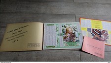 collection calendrier 1958 almanach oller rare 48 illustrations sport cyclisme .