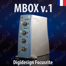 Digidesign MBOX 1 AVID Pro Tools interface audio USB vintage Préamp Focusrite