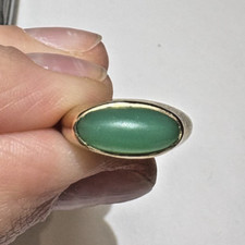 Bague Vintage En Jade Jadeite