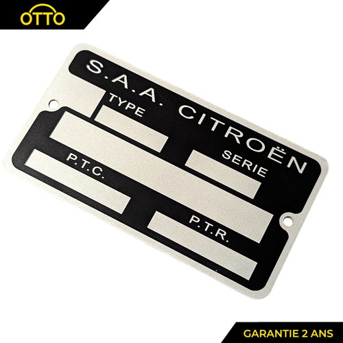 Plaque aluminium reproduction