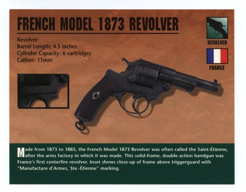 French model 1873 - model, revolver