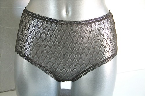 Panty culotte dentelle soie - panty,