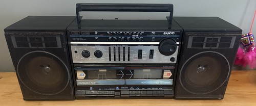 Sanyo mw227l radio cassette - sanyo, radio-cassette