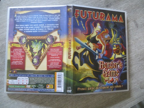 Dvd futurama bender game - futurama,