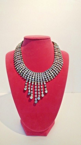 Vintage choker rhinestone - choker,