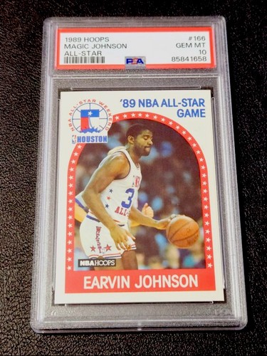 1989 hoops 166 magic johnson - #166,