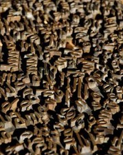 Lot de caractères à dorer police matériel de reliure dorure cuir bronze laiton'#