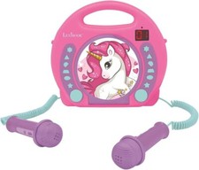  Licorne Lecteur CD Fonction de Programmation Prise  pour Enfant Bleu/Rose RC...