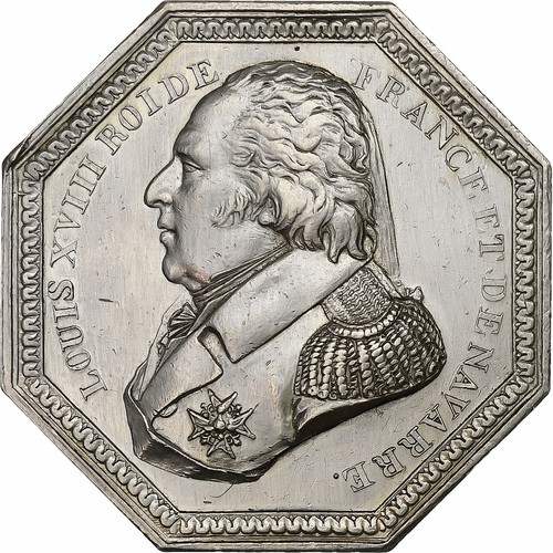 France jeton louis xviii - louis,