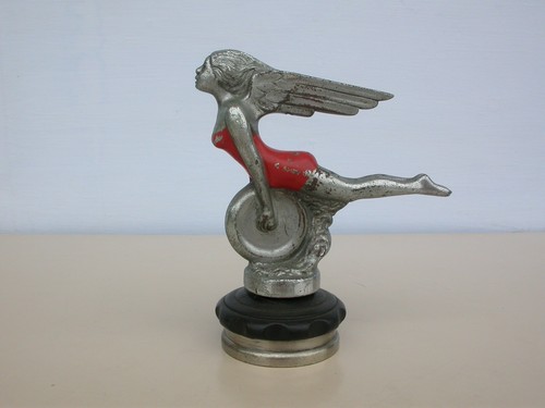 Mascotte bronze argenté - mascotte,