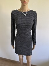 Robe argentée pailletée à manches longues Morgan taille 38 jamais portée 