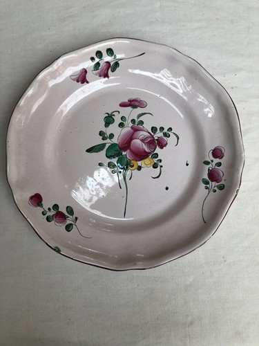 Plat rond faience est - rond,