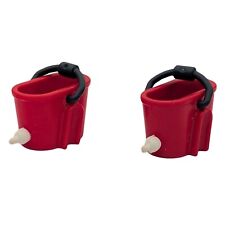 Playmobil lot 2 mangeoires rouges/blanches élevage ferme zoo