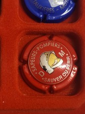 Capsule de Champagne Commémorative Pompier Rare