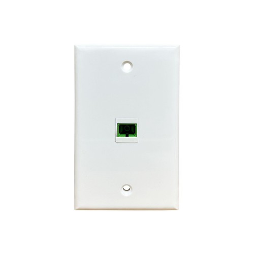 Plaque murale fibre optique - fibre,