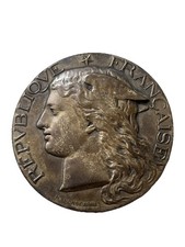 Hubert PONSCARME (1827-1903) Médaille Argent Concours Agricole Algérie Tunisie