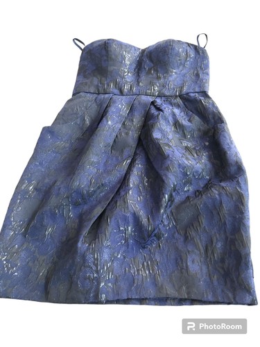 Robe bustier courte - , bleu