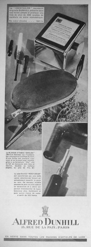 Publicité 1932 alfred dunhill - alfred,