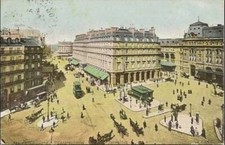 K 25 / DEPT 75 CPA PARIS LA GARE SAINT LAZARRE HOTEL LE TERMINUS