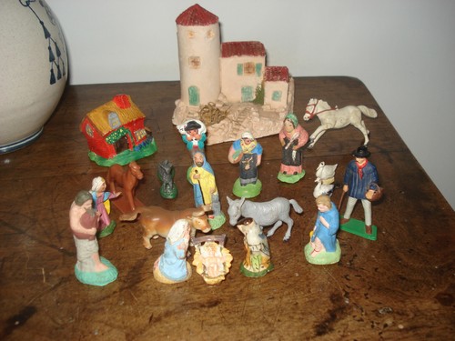 Crèche complète santons - crèche, 21