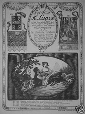 PUBLICITÉ DE PRESSE 1924 LES