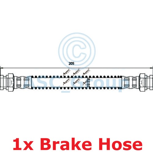 Apec braking 205mm - 205mm, disque