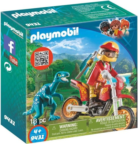 Playmobil 9431 pilote moto - playmobil, de
