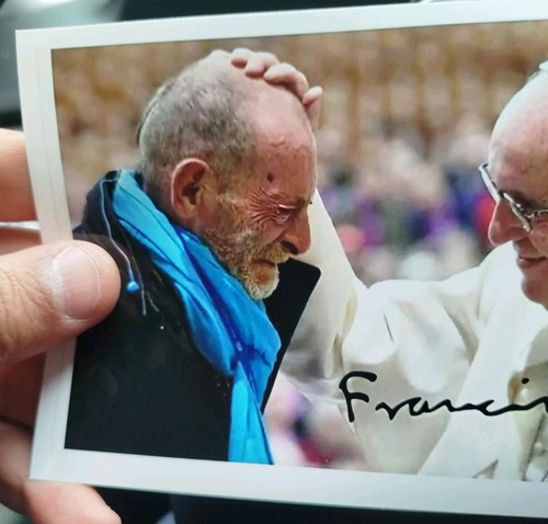 Carte postale signé pape - carte,