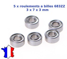 5x roulement à billes 683zz