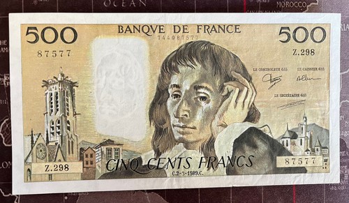 France 1989 500 - 1989, franc