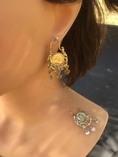 SAVOYARD BOUCLES D’OREILLES STYLE CRÉOLE ENFANT DE HAUTE QUALITÉ FEMME  N’º 091